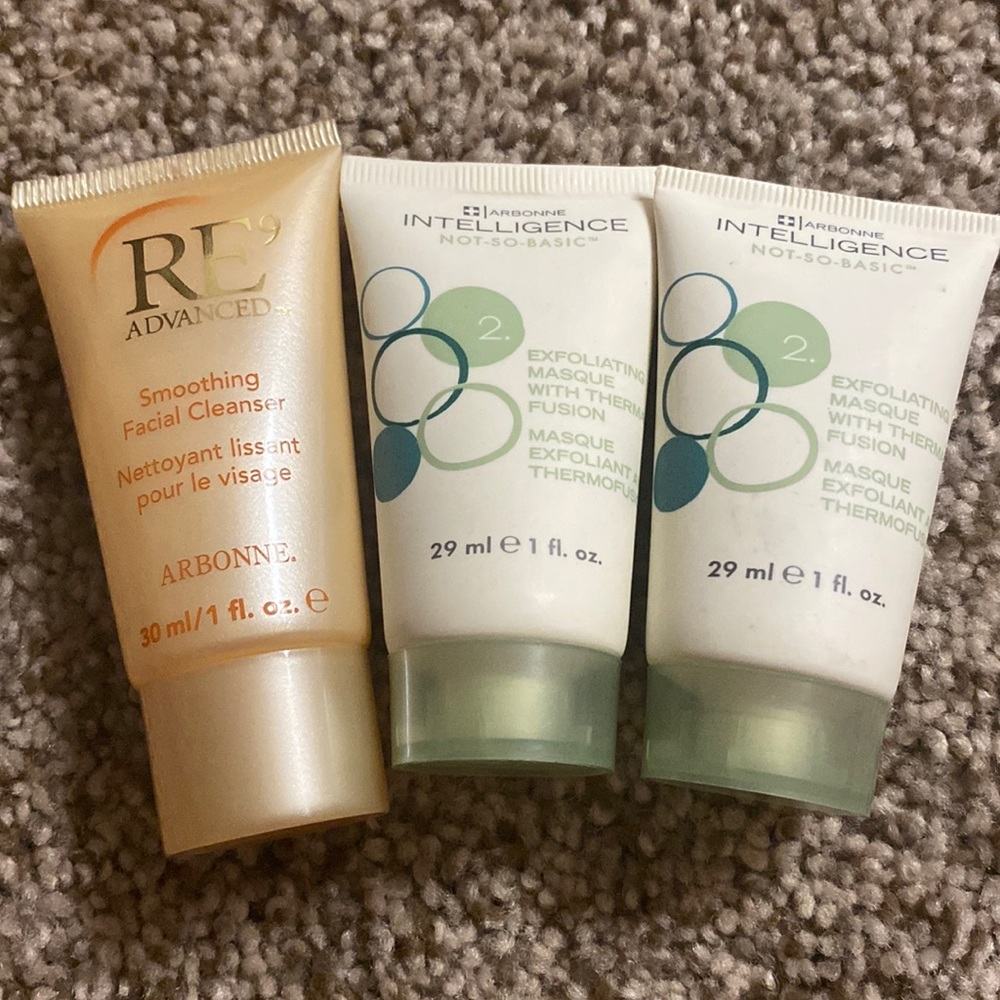 Arbonne Exfoliating Masque and Smoothing Facial Cleanser